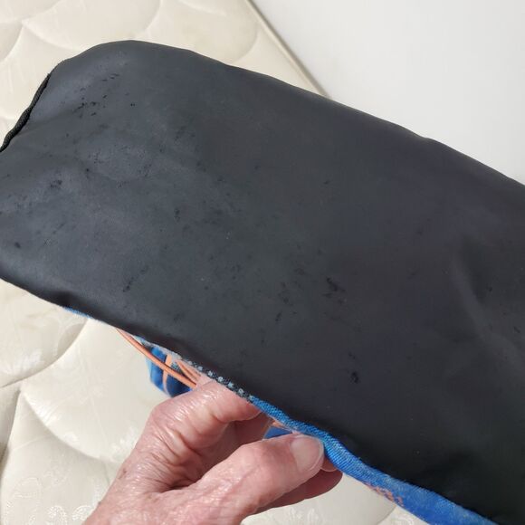 Under Armour UA Storm Hustle Backpack Blue & Peach Camo Unisex - Picture 7 of 9